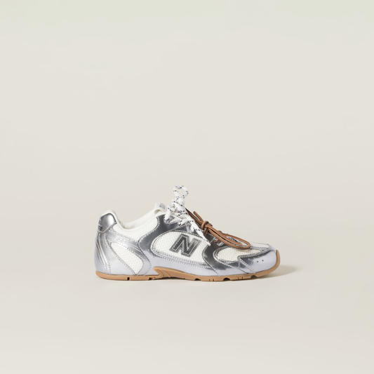 NB x Miu Miu 530 SL Metallic Leather and Mesh