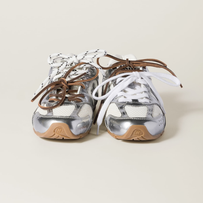 NB x Miu Miu 530 SL Metallic Leather and Mesh