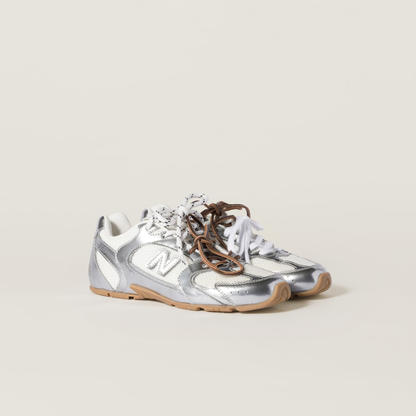NB x Miu Miu 530 SL Metallic Leather and Mesh
