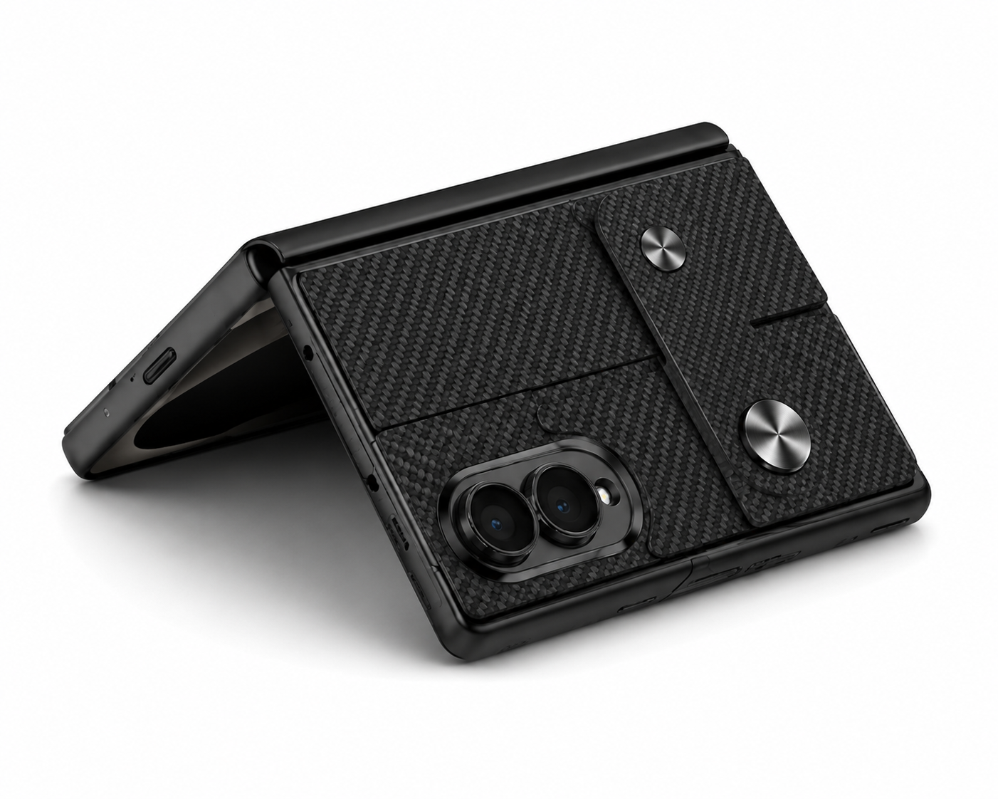 Samsung Galaxy Z Fold 8 Premium Leather Flip Case with Hinge Protection