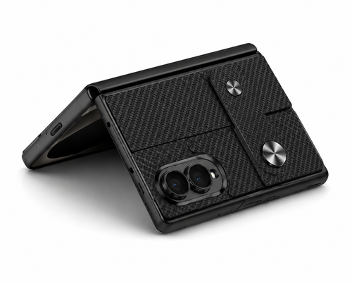 Samsung Galaxy Z Fold 8 Premium Leather Flip Case with Hinge Protection