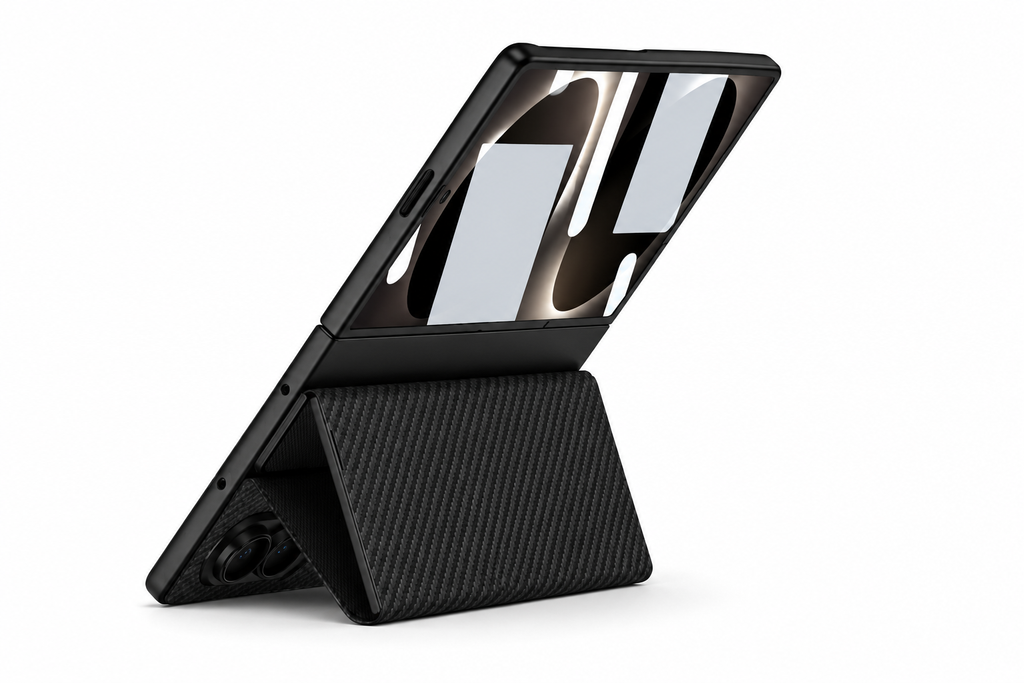 Samsung Galaxy Z Fold 8 Premium Leather Flip Case with Hinge Protection
