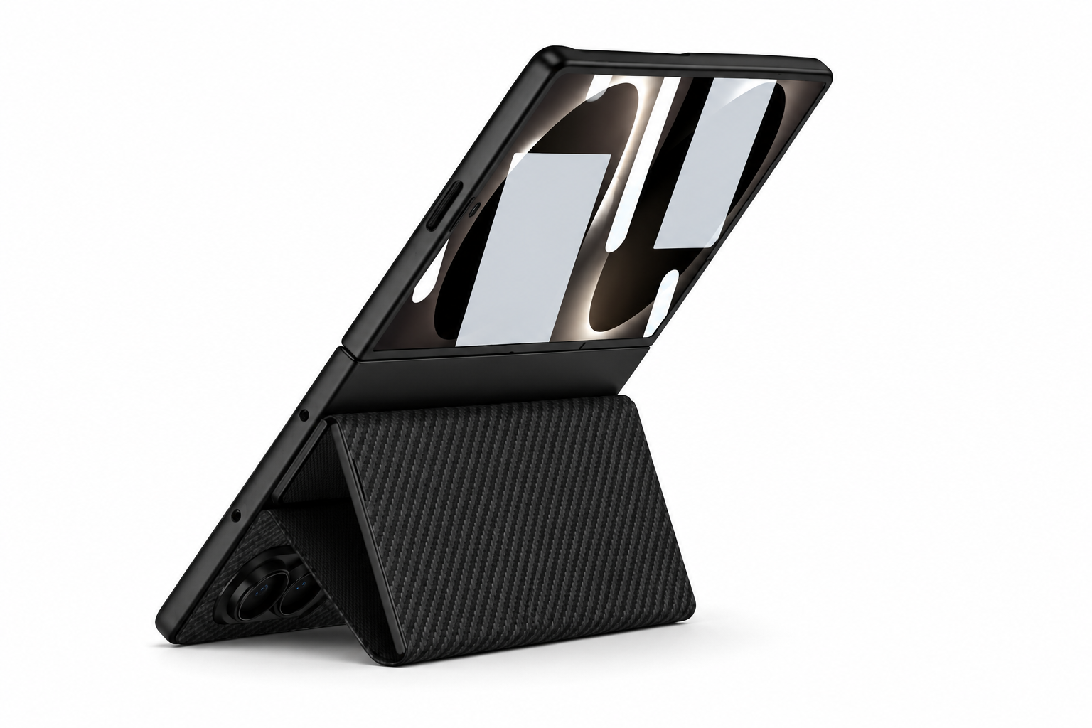 Samsung Galaxy Z Fold 8 Premium Leather Flip Case with Hinge Protection