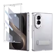 Samsung Galaxy Z Fold 8 5G Clear Kickstand Case with Built-in Screen Protector