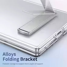 Samsung Galaxy Z Fold 8 5G Clear Kickstand Case with Built-in Screen Protector